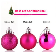 Christmas Ball Christmas Decorations 24 PCs Christmas Ball Set Christmas Tree Pendant