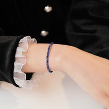 3mm Extremely Fine Lapis Lazuli Natural Crystal Bracelet