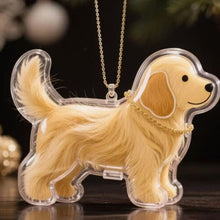 Dog Fur Storage Cute Pendant Keychain