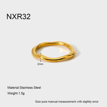 Women's Simple All-match Irregular Wave Ring