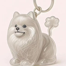 Dog Fur Storage Cute Pendant Keychain