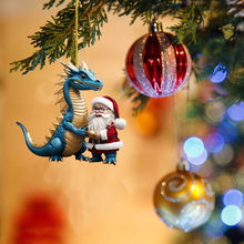 Christmas Decorations Dragon Pendant Acrylic