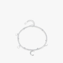 S925 Sterling Silver Star Moon Double Layer Twin Bracelet For Women