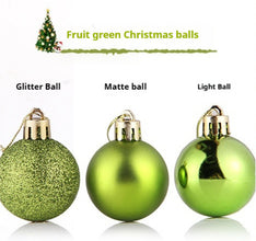 Christmas Ball Christmas Decorations 24 PCs Christmas Ball Set Christmas Tree Pendant