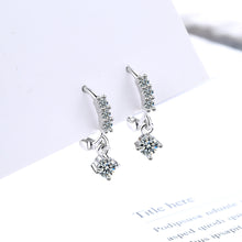 Gang Drill Ear Clip Female Diamond Inlaid Short Temperament