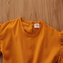 All - Match Yellow Flying Sleeves Waist Jumpsuit - Bay Buy Shopping