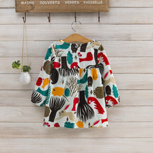 Animal King Park Girls Long Sleeve Baby Shirt Cotton Linen Shirt - Bay Buy Shopping