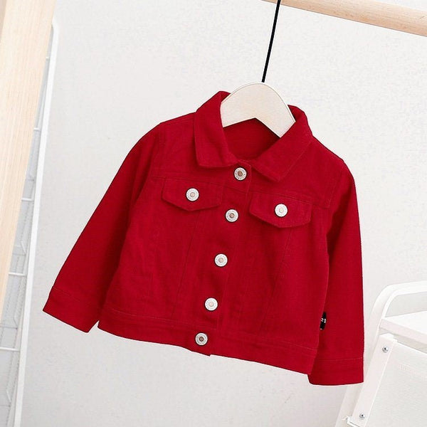 Ann baby children's wear girl autumn wear denim jacket - Bay Buy Shopping