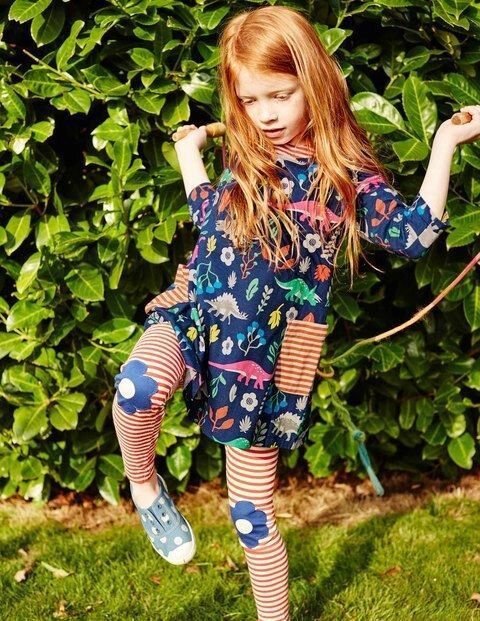 Autumn And Winter Long - sleeved Printed Children's Dress Girls Dress - Bay Buy Shopping
