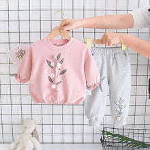 Autumn Baby Girl's Two Piece Long Sleeve Suit For Children Aged 1 - 2 - 3 - 4 - Bay Buy Shopping