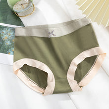 Ladies Seamless Panties Enlarged Briefs Mid-high Waist Bow Graphene Cotton Crotch