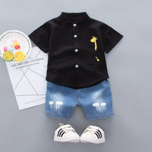 Baby Boy Short Sleeve Children's Clothing Summer New Clothes Handsome Shirt Cute - Bay Buy Shopping