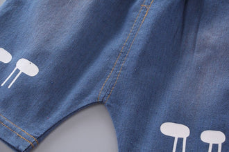 Baby Boy Short Sleeve Children's Clothing Summer New Clothes Handsome Shirt Cute - Bay Buy Shopping