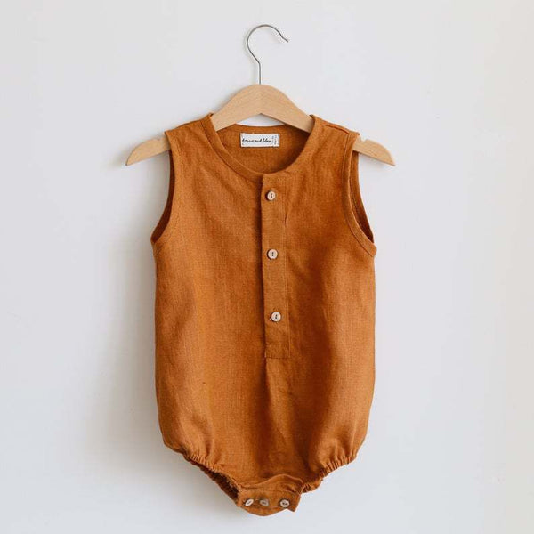 Baby'S Climbing Suit, Newborn'S Clothes, Baby'S Clothes, Cotton Hemp Kha Clothes, Boys' One - Piece Clothes - Bay Buy Shopping