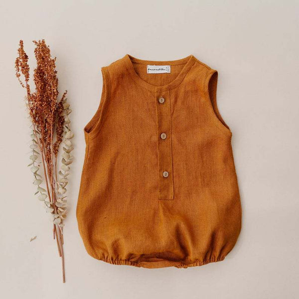 Baby'S Climbing Suit, Newborn'S Clothes, Baby'S Clothes, Cotton Hemp Kha Clothes, Boys' One - Piece Clothes - Bay Buy Shopping
