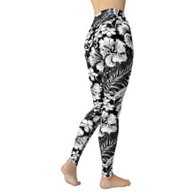 Black And White Color Sports Leggings Yoga Pants - Bay Buy Shopping