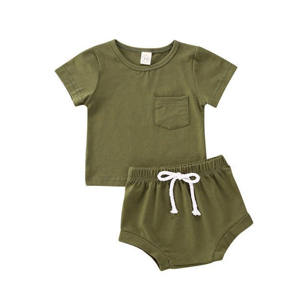 Boy Clothes Kids Shirt Shorts 2pcs For Baby Summer Children - Bay Buy Shopping