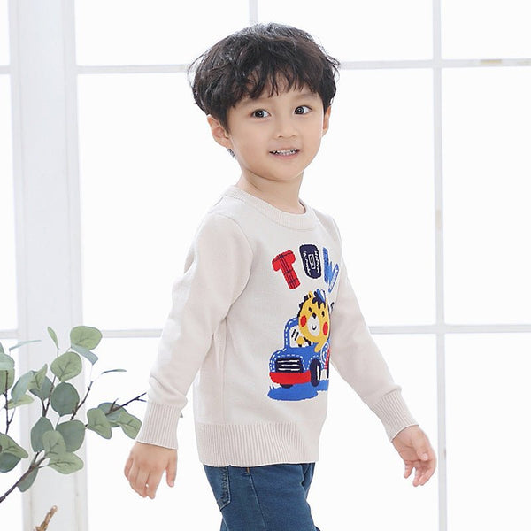 Boys' double - layered jacket, sweaters are not fading - Bay Buy Shopping
