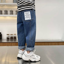 Boys' Jeans Spring And Autumn Trousers Spring New Children's Clothing, Big Children's Pants, Boys Korean Style - Bay Buy Shopping