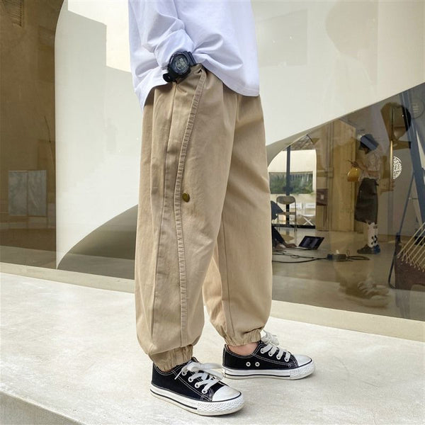 Boys Overalls Korean Style Children's Casual Loose - Bay Buy Shopping