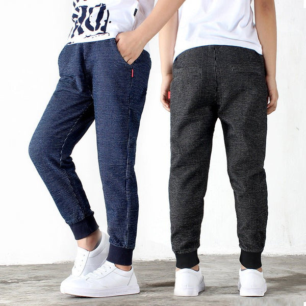 Boys' Trousers Girls' Knitted Children's Pants Casual Children's Jeans - Bay Buy Shopping
