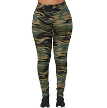 Camouflage Printed Grey Casual Legging Pants - Bay Buy Shopping