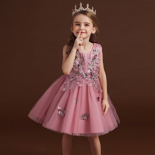 Carisa girls' dress children's mesh skirt - Bay Buy Shopping