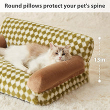 Cat Couch Bed And Dog Couch Bed Pet Couch Bed For Small Pet Cute Dog Sofa Bed Cat Sofa Pet Sofa With Non - Slip Bottom Checkered Dog Bed With Washable Cover - Bay Buy Shopping