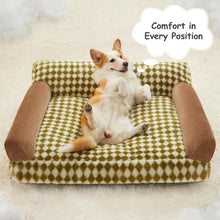 Cat Couch Bed And Dog Couch Bed Pet Couch Bed For Small Pet Cute Dog Sofa Bed Cat Sofa Pet Sofa With Non - Slip Bottom Checkered Dog Bed With Washable Cover - Bay Buy Shopping