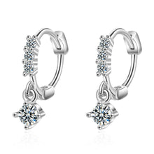 Gang Drill Ear Clip Female Diamond Inlaid Short Temperament
