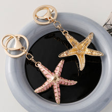 Starfish Shell Keychain Ocean Series