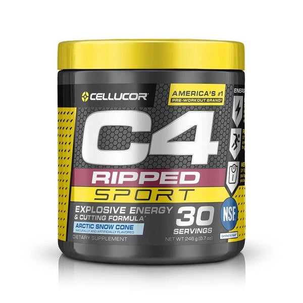 Cellucor C4 SPORT Ripped Pre - Workout - 30 Servings Energy & Cutting Formula - Bay Buy Shopping