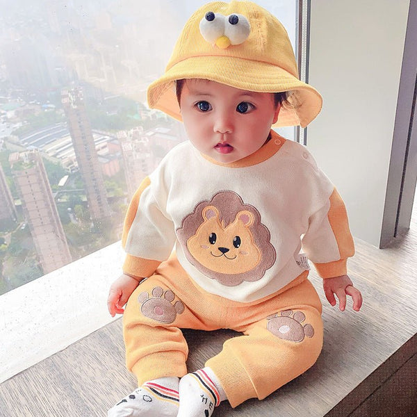 Children Fashion Casual Cartoon Suit Clothes - Bay Buy Shopping
