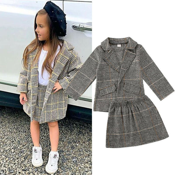 Children's Korean suit + short skirt - Bay Buy Shopping