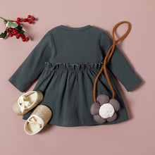 Children's long - sleeved dress in cotton - Bay Buy Shopping
