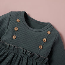 Children's long - sleeved dress in cotton - Bay Buy Shopping