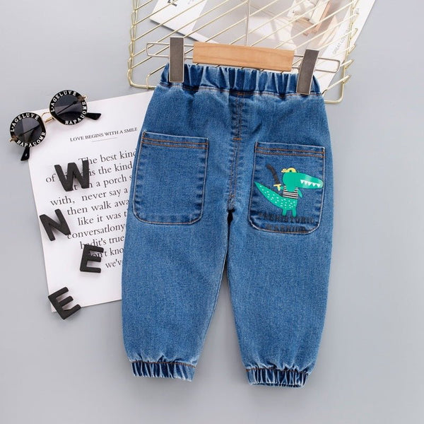 Children's Naughty Spring And Autumn Jeans - Bay Buy Shopping