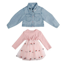Children's Spring And Autumn Denim Western Style Girl Autumn Dress - Bay Buy Shopping