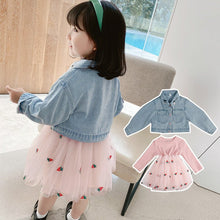 Children's Spring And Autumn Denim Western Style Girl Autumn Dress - Bay Buy Shopping