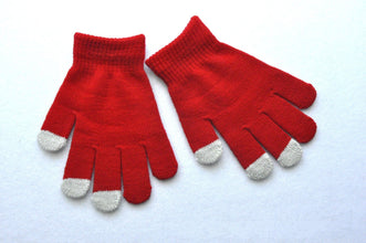 Children's Touch Screen Cold And Warm Knitted Gloves - Bay Buy Shopping