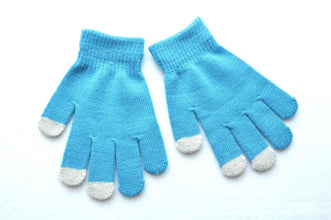 Children's Touch Screen Cold And Warm Knitted Gloves - Bay Buy Shopping