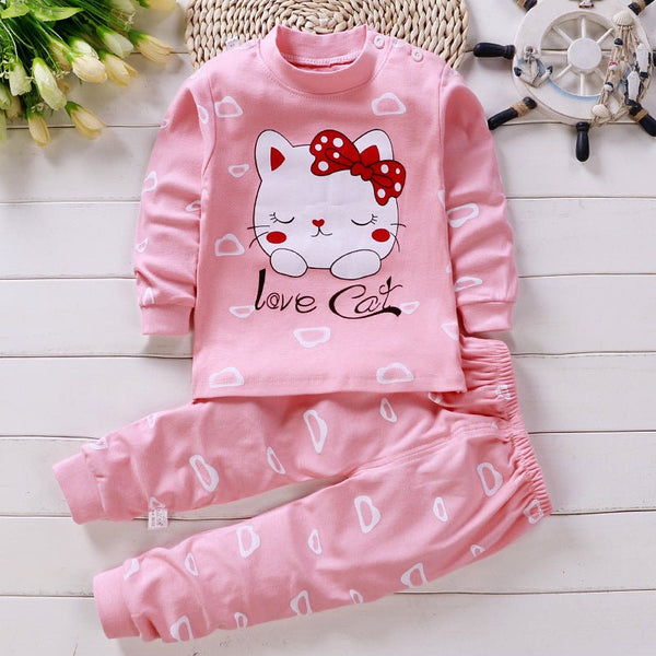Children''s underwear suit pure cotton based infant pajamas - Bay Buy Shopping