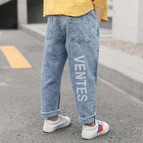 Children's Wear Boys Denim Pants Trend New Spring Fashion - Bay Buy Shopping