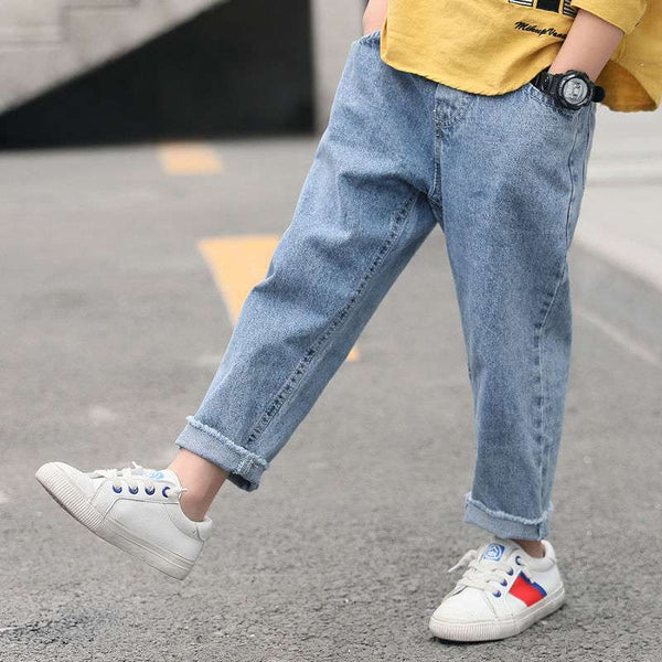 Children's Wear Boys Denim Pants Trend New Spring Fashion - Bay Buy Shopping