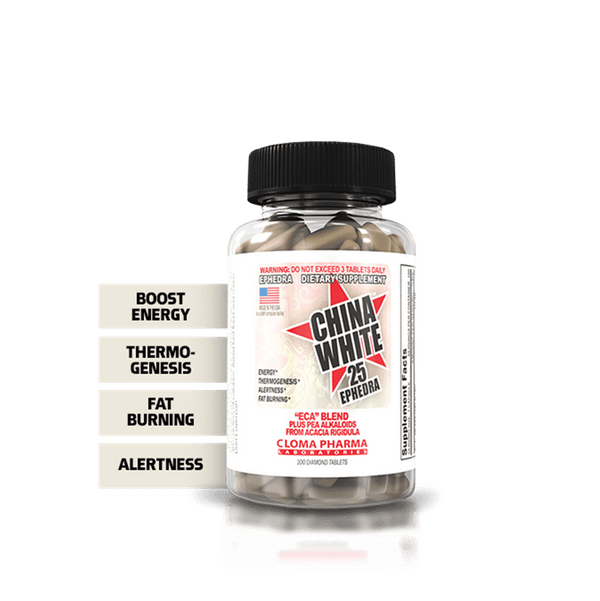 Cloma Pharma CHINA WHITE – Extreme Fat Burner (100 Capsules) - Bay Buy Shopping