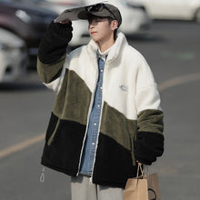 Color Stitching Thickened Cotton Cashmere Jacket - Bay Buy Shopping