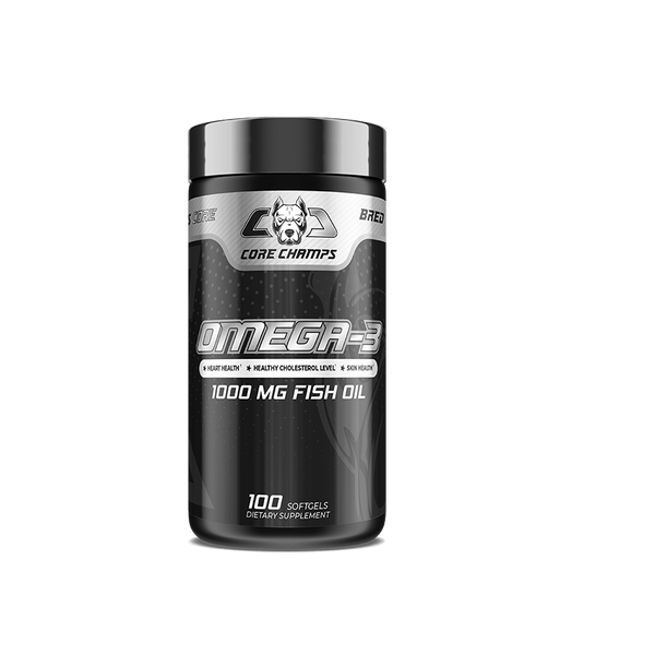 CORE CHAMPS Omega - 3 Fish Oil 100 Softgels - Bay Buy Shopping