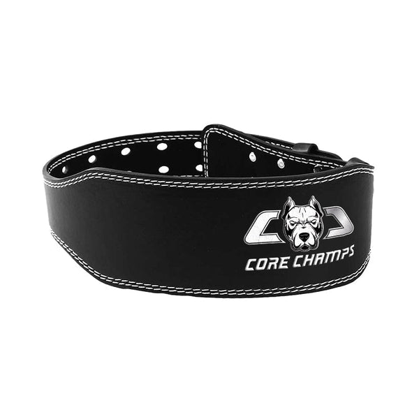 Core Champs Premium Quality Leather GYM Belt - Bay Buy Shopping