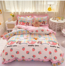 Cotton 100 Princess Wind Quilt Cover Cartoon Student Dormitory Bed - Bay Buy Shopping
