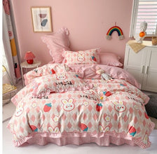 Cotton 100 Princess Wind Quilt Cover Cartoon Student Dormitory Bed - Bay Buy Shopping